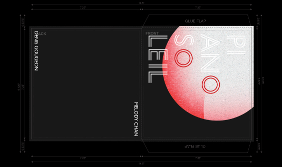 flat graphic of vinyl jacket 