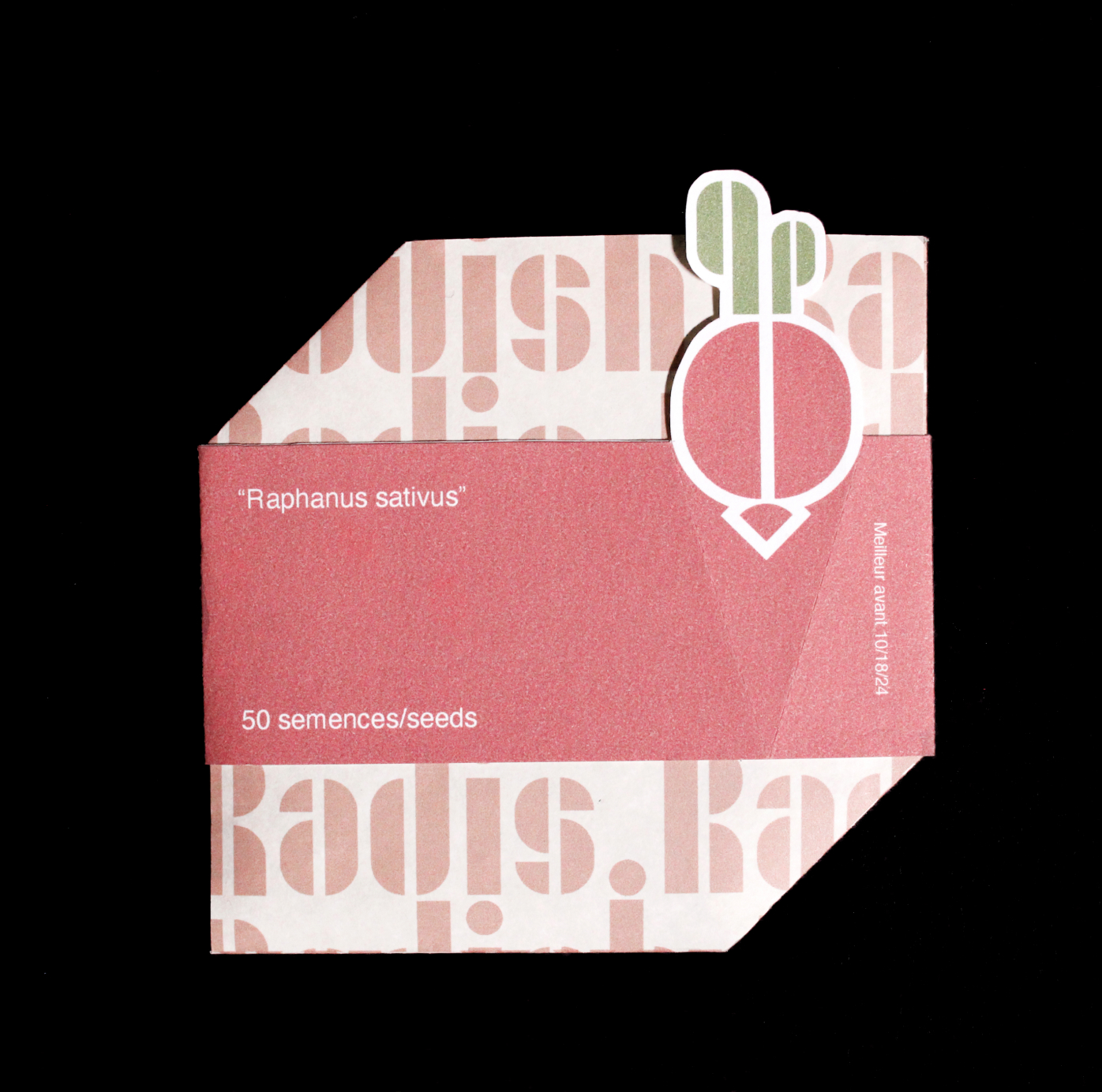 radish seed packaging