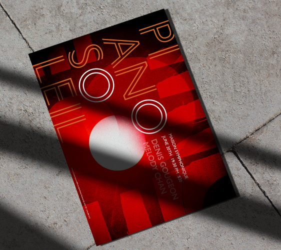 full piano soleil poster on the street