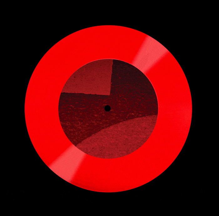 animation of record spinning  